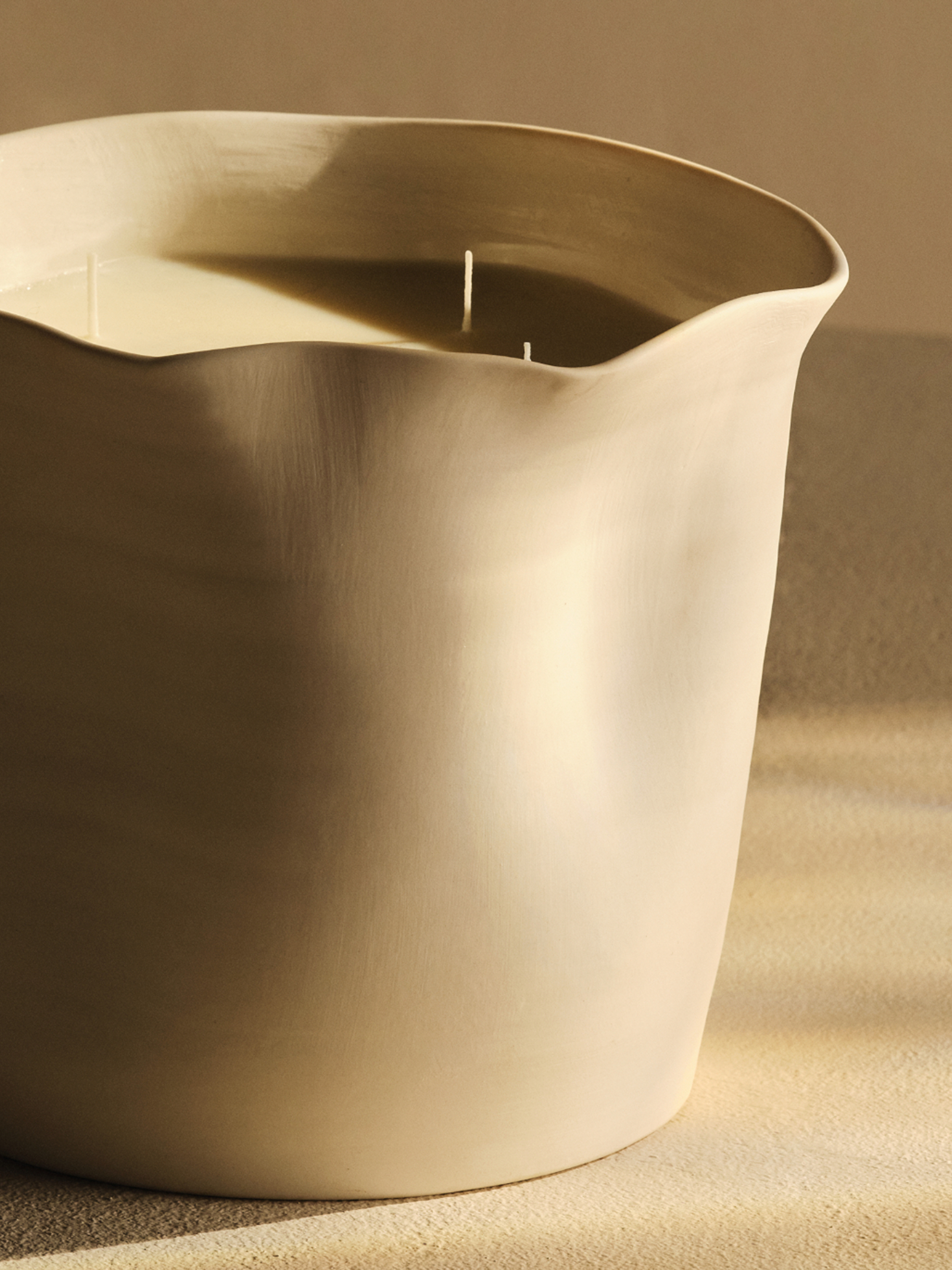 Large Mwema Candle and Ceramic Vessel