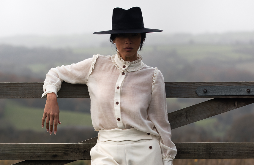 Isabella Wool-Gauze Blouse