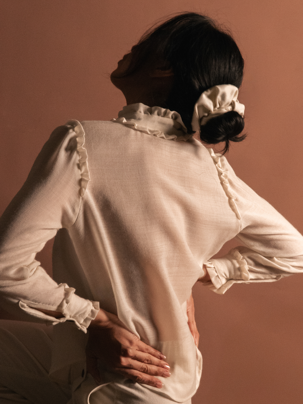 Isabella Wool-Gauze Blouse