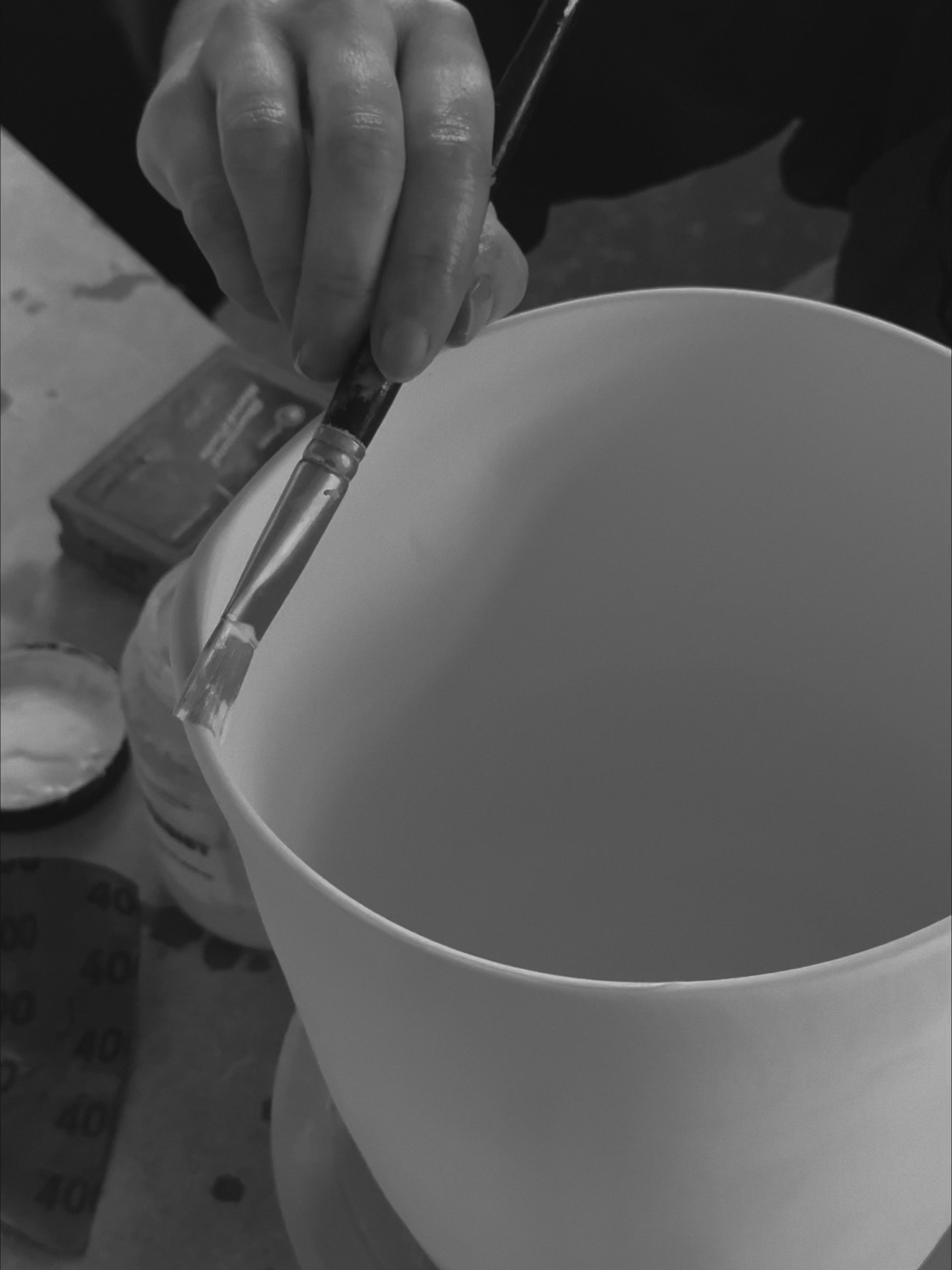 Load video: Large Mwema Candle and Ceramic Vessel